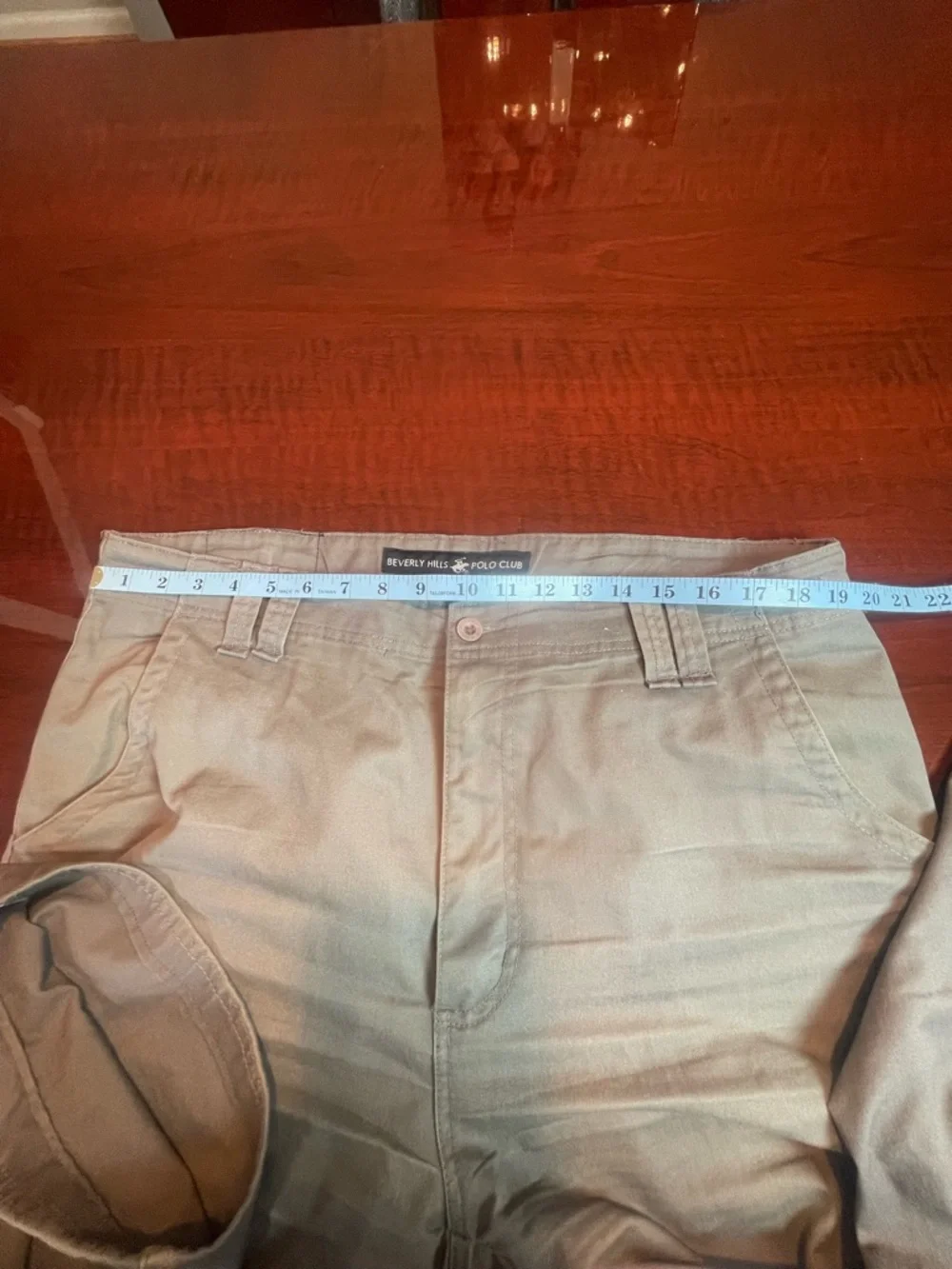 Beverly Hills Polo Club Cargo Pants Men’s 38x28 Gray Utility Workwear Gorpcore